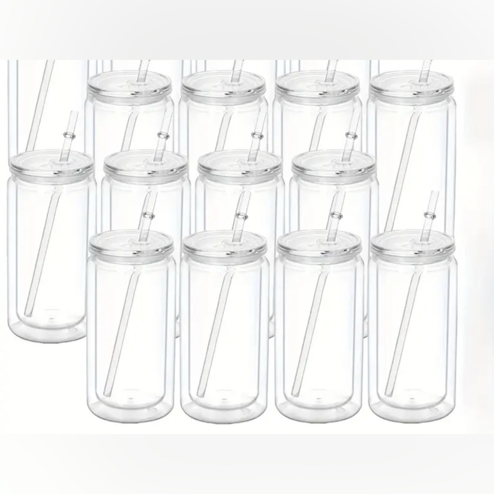 16oz Acrylic Double-Walled Tumbler for CUSTOM Snow Globe Tumbler Creation - Picture 3 of 6